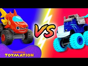 Shark Blaze vs. Monster Engine Crusher! #11 | Blaze and the Monster Machines Toys | Toymation
