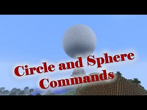 Circle & Sphere Generator Minecraft Command For Console