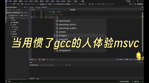 ⚡当用惯了gcc的你入坑visual studio ⚡