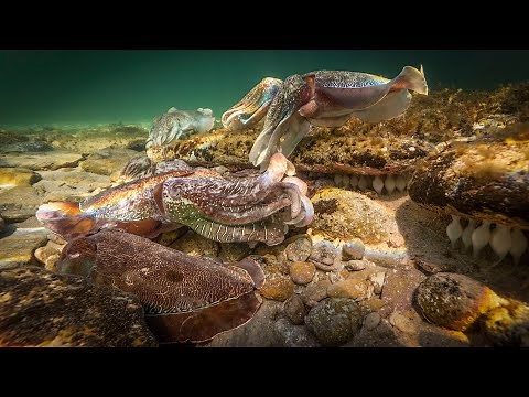 Australia's Giant Cuttlefish Aggregation: Science, Stats and Conservation. Spectacular 4K Underwater