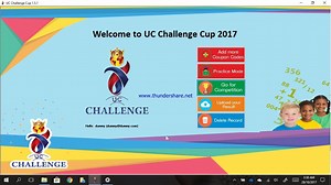 A sneak preview on how the UC Challenge Cup looks like...[demo version] 😍😙😛 do check out your nearest UCMAS outlet and you may stand the chance to get the Scholarship / Prize www.ucccup.com click to know more or drop us a message here. | UCMAS