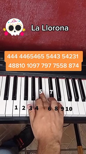 790K views · 82K reactions | La Llorona piano tutorial #LaLlorona #piano #pianotutorial #llorona | Ponchopiano | Facebook
