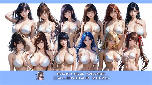 2026 Desktop Wallpaper Calendar – Beautiful Young Girls Collection | 13-month PC Calendar | 1920×1080 HD Anime-inspired Wallpapers - Etsy