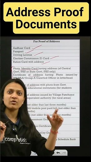 Address Proof Documents for NEET 2025 | NEET 2025 form filling | #latestnews #neet #neet2025