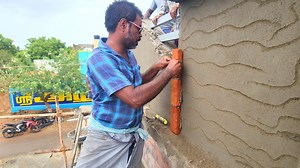 9.8M views · 25K reactions | Impressing! Parapet Wall Elevation Making Plastering | G.G.Construction | Facebook