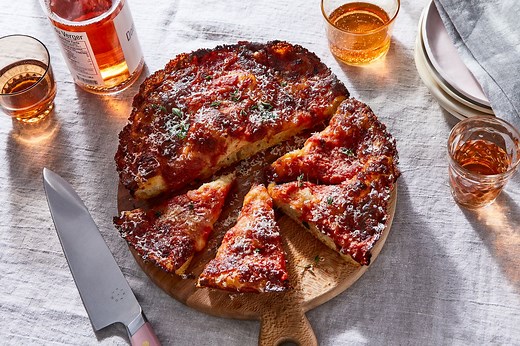 Crispy Cheesy Pan Pizza Recipe From King Arthur Flour