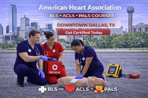 Downtown, Dallas, TX CPR BLS ACLS PALS Course
