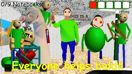 Everyone helps baldi! (所有人帮助巴迪) - Baldi's Basics Mod