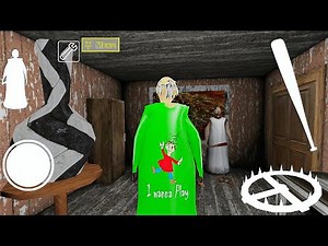Playing as Baldi Granny in Granny Chapter 1 Mod Menu!!