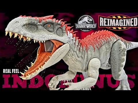 Mattel Jurassic World Reimagined Real Feel Indominus rex Review!!!