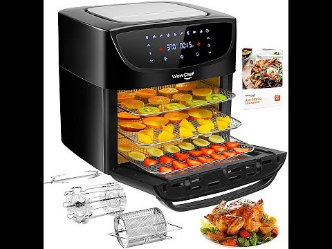 WowChef Air Fryer Oven Combo 20 Quart, Convection Toaster Oven Dehydrator, 10-in-1 Test and Review