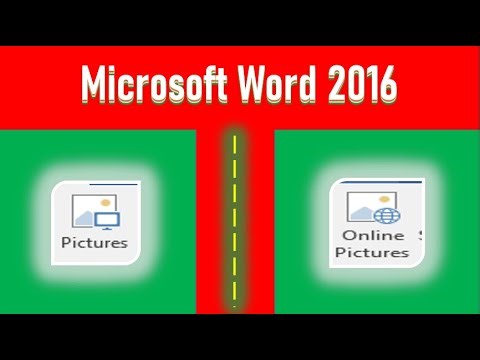 Lesson Eleven, insert Menu, Microsoft Word 2016.