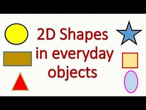 Shapes in everyday objects | 2D shapes with examples | @Everwin Entry