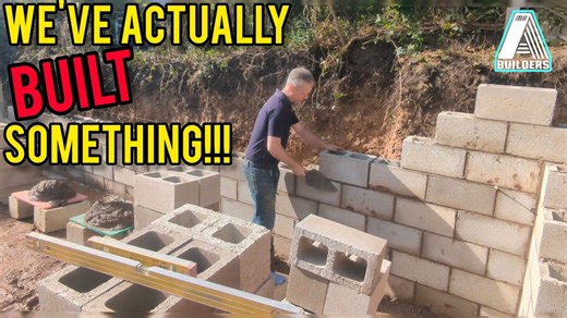 Building a retaining wall with the heaviest blocks in the universe!