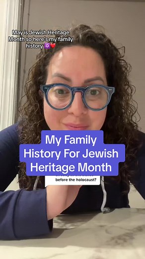 May is almost over so here’s a re-share of my family history for the end of Jewish Heritage Month ❤️ I am an Ashkenazic Jew and my great-grandparents are from Poland, Russia, and Hungary #jewishheritagemonth #jahm #proudjew #jewishtiktok