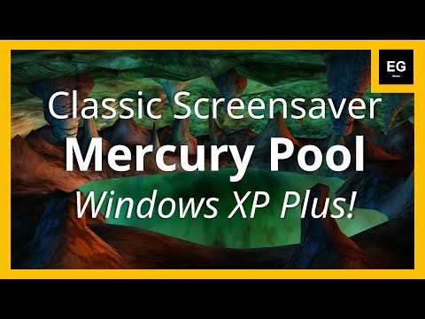 Mercury Pool 3D Screensaver (Windows XP Plus!) - Classic Screensaver in HD