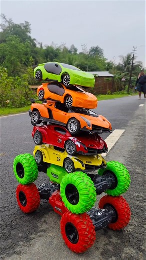 😂 Wow seven rc remote control moka car racing bay hand operated 😱😱||