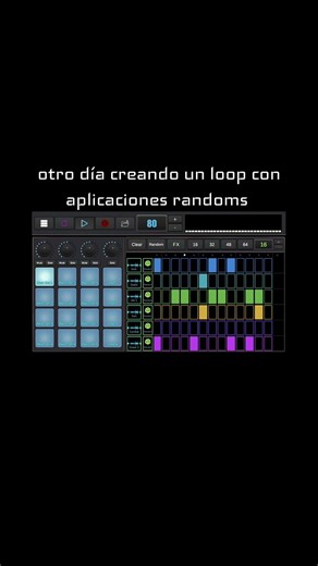 creando un loop con aplicaciones randoms 🎛️🎚️🔥🎧#BeatMaker #dj#produccionmusical #typebeats #mpc