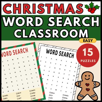 Winter Christmas Spelling Worksheets Word Search Puzzle for Kids