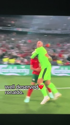 the happy tears🥺❤️ , ronaldo after win. #nationsleague #ronaldo #portugal #win