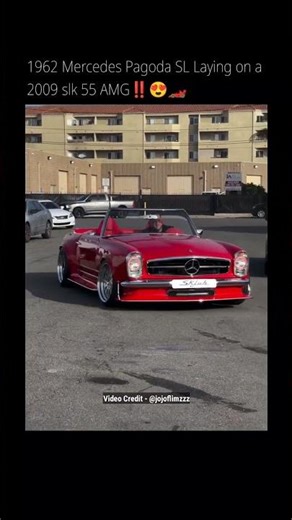 “This 1962 Mercedes Pagoda SL Is Secretly a 2009 SLK 55 AMG 😳”| THE TRILLIONAIRE CREATOR