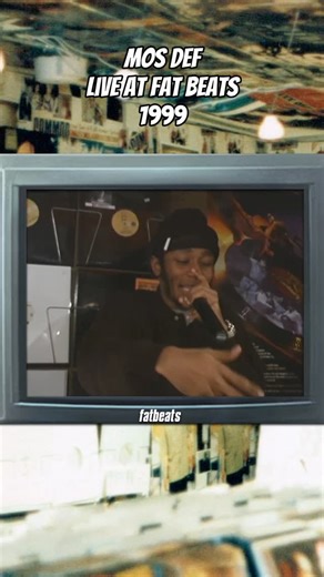 Fat Beats on Instagram: "Another clip of Mos Def freestyling at Fat Beats NY in 1999 with Sebb Bash on the wheels."