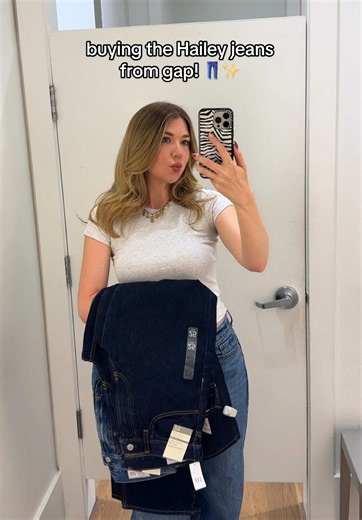 Buying the Hailey jeans from Gap!! Hailey X gap collab! #haileybieber #rhode