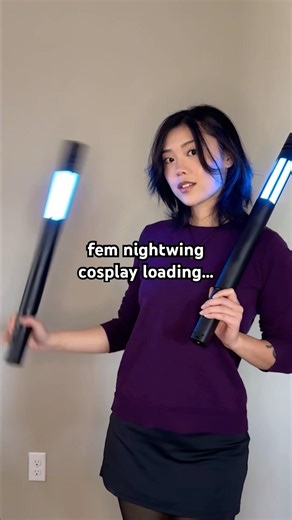 Fem Nightwing Cosplay! 🦇 Batman Nightwing Costume Transition