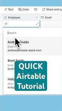 Update Records Using an Airtable Form #tutorial #automation