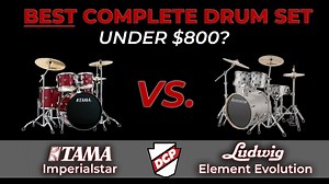 We compare the two best selling complete intermediate drum sets - Tama Imperialstar and Ludwig Element Evolution! Call us if you have any questions about either of these kits! | Drum Center of Portsmouth