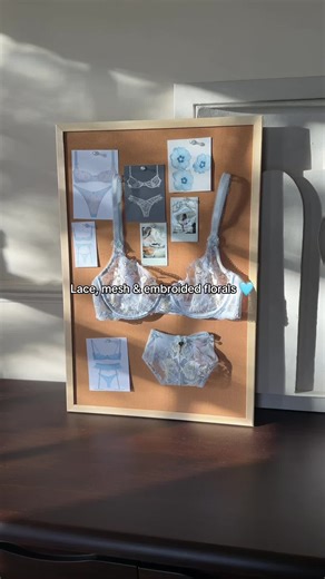It’s the feminine finishing touches for us 🌸🩵✨ #bouxavenue #lingerie #matchingset #spring #springfashion