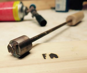 Metal Stamp for Wood