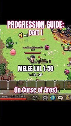 BEST progression GUIDE for MELEE part 1, level 1-50 in Curse of Aros! 2026 | #shorts #curseofaros