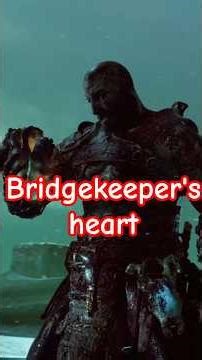 Bridge keeper's Heart 🫀🗡 | GOD OF WAR | #godofwar #kratos #atreus #gow #ps5 #subscribe
