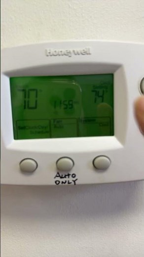 How to switch Cool to Heat with Honeywell thermostats