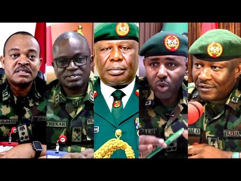 'HOW NEW DEFENCE CHIEF INTERVENED IN OPERATION DELTA SAFE' -GoCs, Brigade Commanders, Soldiers