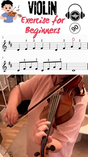 Geigen Übung für Anfänger I Violin Exercise for Beginners