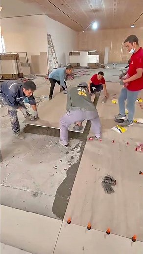 Commercial Floor Tiling: Installing Large Format Porcelain Tiles with Spacers