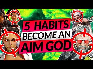 5 AIM TIPS TO HIT EVERY SHOT - Best Crosshair, Sniper Tips, Settings - Apex Legends Aiming Guide