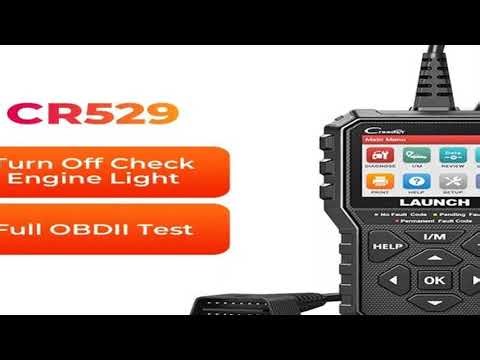 New launch Creader 529 OBD2 Scanner Automotive Diagnostic Tool OBDII Code Reader Fault Code Read