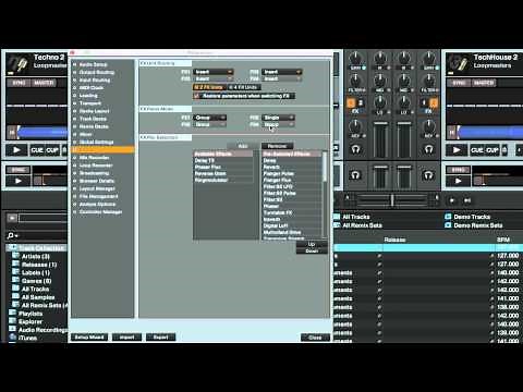 Konfiguration und Zuweisung der Effekte in TRAKTOR