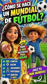 ¿Sabes cómo se hace un Mundial de Fútbol? ⚽🌎 Aprende jugando con Fani y Tin #educacioninfantil