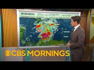 Tracking Tropical Storm Melissa's path