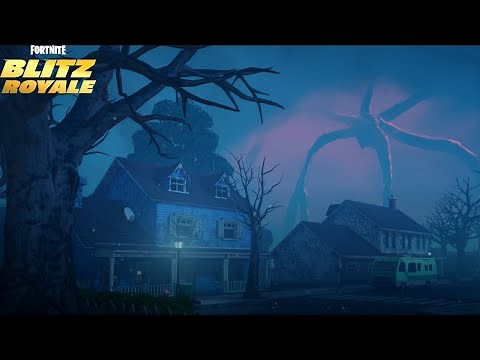 Hawkins Map Stranger Things Blitz Royale Gameplay - Fortnite (4K 60FPS)