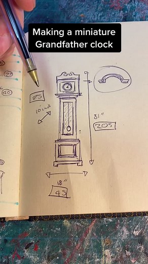 Creating a Miniature Grandfather Clock