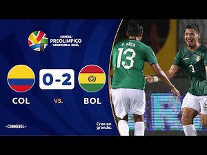 COLOMBIA vs. BOLIVIA [0-2] | RESUMEN | CONMEBOL PREOLÍMPICO | FASE PRELIMINAR