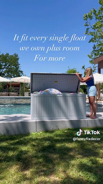 Best Deck Box for Pool Float Storage Solutions
