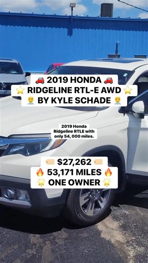 Kyle Schade presents a 2019 Honda Ridgeline RTL-E Stock# KB029808