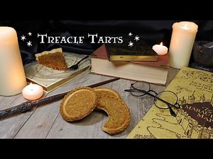 Treacle Tarts : Harry Potter’s Favorite Dessert : How to make Mini Treacle Tarts & Regular Pie Tart