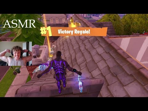 ASMR Fortnite Gameplay | CRAZY Solo Win! Controller Sounds